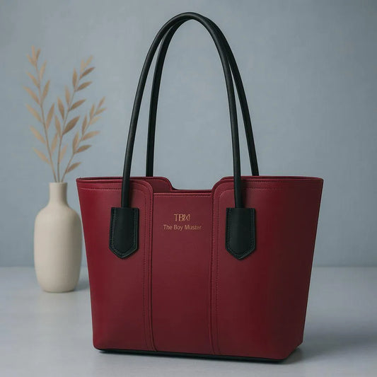Women's PU Leather Plain Shoulder Bag